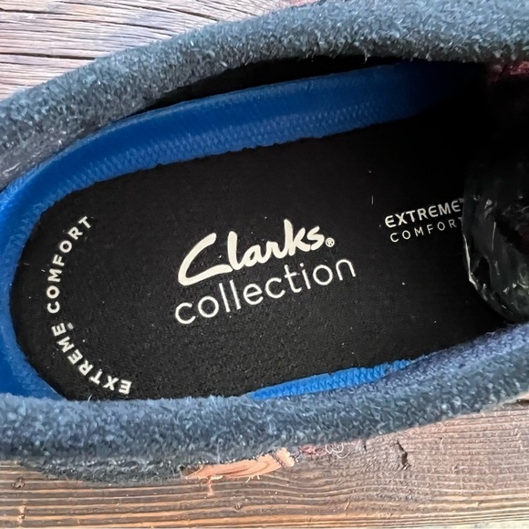 CLARKS WALLABIES WOOL AZTEC SHACRE II CHUKKA BOOTS MENS SIZE 8 WOMENS 10 main image 4